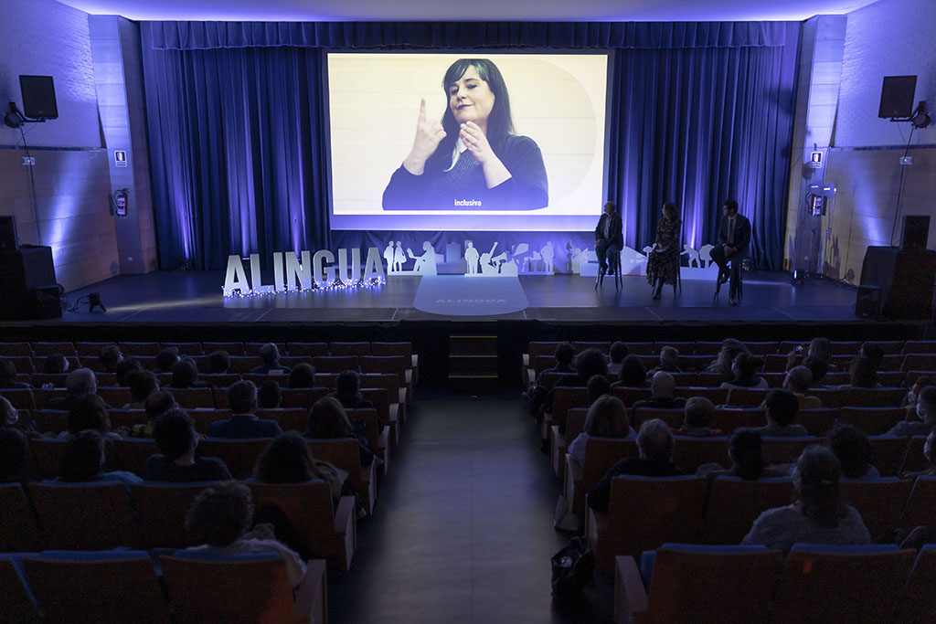 Presentación de Alingua no Auditorio de Galicia