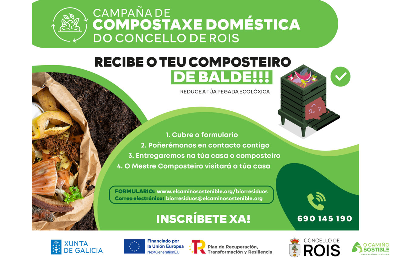 Campaña de compostaxe doméstica en Rois